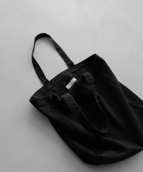 remer loose shoulder tote bag black リメール loose shoulder tote bag / ルーズショルダートートバッグ