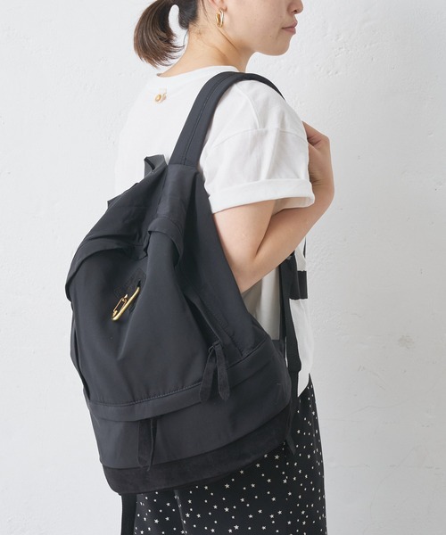 MASTER&Co（マスターアンドコー）の「【MASTER&Co./マスターアンドコー】60/40クロスデイパック（バックパック/リュック・レディース・ベージュ/ブラック/ミント/ピンク系その他・ONE SIZE）」の14枚目の写真