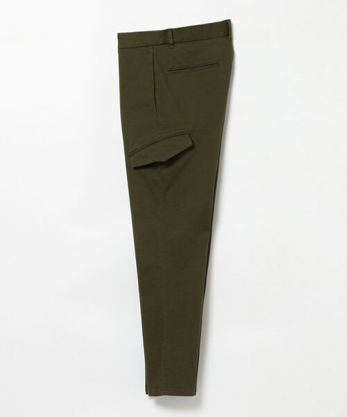 BEAMS LIGHTS（ビームスライツ）の「BEAMS LIGHTS / ストレッチ スリム カーゴトラウザー（カーゴパンツ・メンズ・ブラック/オリーブ・SMALL/MEDIUM/LARGE/X-LARGE）」の7枚目の写真