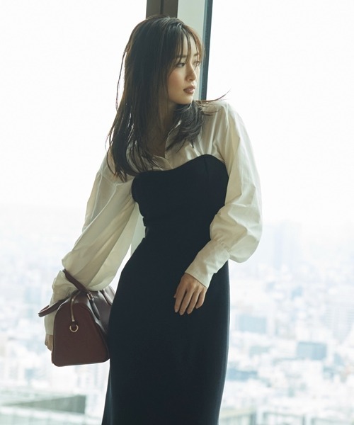 SNIDEL(スナイデル)の「ソフトボストンバッグ(ボストンバッグ・レディース・バーガンディー/モカ/その他/ブラック・FREE)」の9枚目の写真