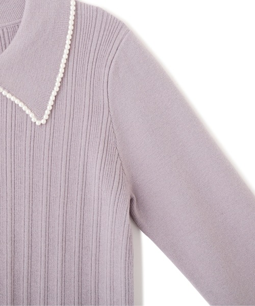 PROPORTION BODY DRESSING（プロポーションボディドレッシング）の「パールカラーニット / 1211270115（ニット/セーター・レディース・パープル/ダークグレー/ホワイト系その他・SMALL/MEDIUM）」の19枚目の写真