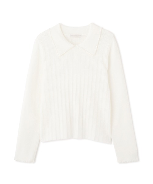 PROPORTION BODY DRESSING（プロポーションボディドレッシング）の「パールカラーニット / 1211270115（ニット/セーター・レディース・パープル/ダークグレー/ホワイト系その他・SMALL/MEDIUM）」の14枚目の写真