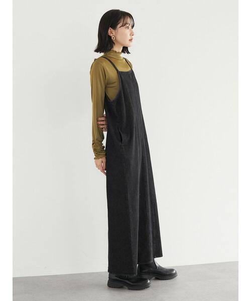 Sugar spoon(シュガースプーン)の「・SUGAR SPOON デニムキャミワンピ*(ワンピース・レディース・ブラック/インディゴブルー・FREE)」の9枚目の写真