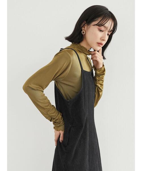 Sugar spoon(シュガースプーン)の「・SUGAR SPOON デニムキャミワンピ*(ワンピース・レディース・ブラック/インディゴブルー・FREE)」の13枚目の写真