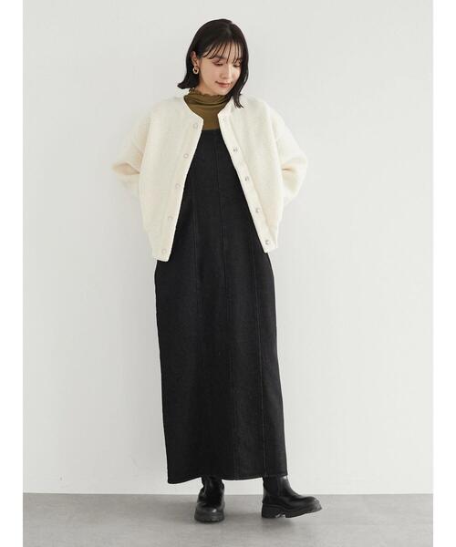 Sugar spoon(シュガースプーン)の「・SUGAR SPOON デニムキャミワンピ*(ワンピース・レディース・ブラック/インディゴブルー・FREE)」の14枚目の写真