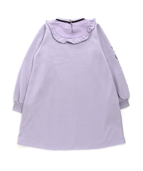 algy(アルジー)の「フリル衿ワンピ(ワンピース・キッズ・ラベンダー/ブラウン/ブラック・SMALL/X-SMALL/XX-SMALL/MEDIUM)」の14枚目の写真