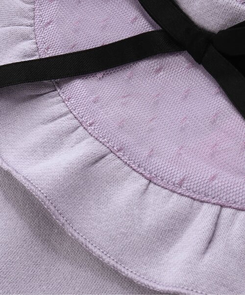 algy(アルジー)の「フリル衿ワンピ(ワンピース・キッズ・ラベンダー/ブラウン/ブラック・SMALL/X-SMALL/XX-SMALL/MEDIUM)」の17枚目の写真