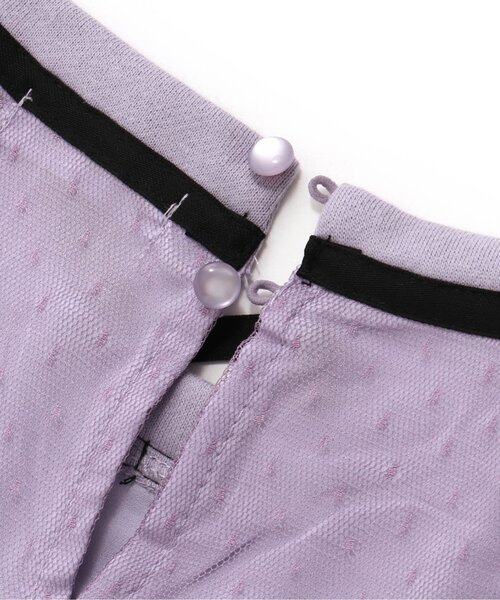 algy(アルジー)の「フリル衿ワンピ(ワンピース・キッズ・ラベンダー/ブラウン/ブラック・SMALL/X-SMALL/XX-SMALL/MEDIUM)」の18枚目の写真