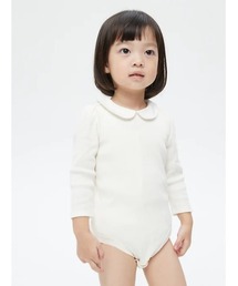 GAP（ギャップ）の「長袖 襟付きボディシャツ (ベビー)（ロンパース）」