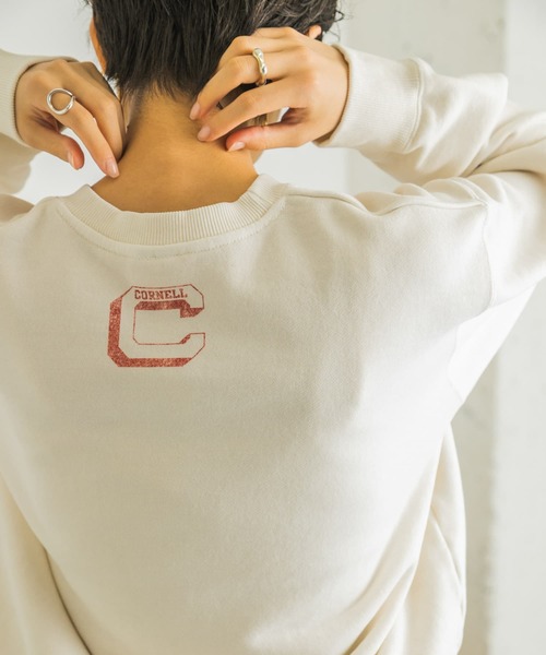 URBAN RESEARCH（アーバンリサーチ）の「College Logo Sweat（Tシャツ/カットソー・レディース・ライトブルー/オフホワイト/グレー系その他・FREE）」の11枚目の写真