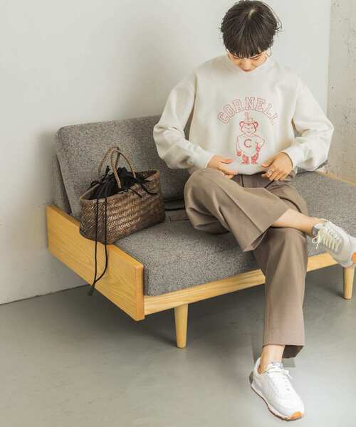 URBAN RESEARCH（アーバンリサーチ）の「College Logo Sweat（Tシャツ/カットソー・レディース・ライトブルー/オフホワイト/グレー系その他・FREE）」の8枚目の写真