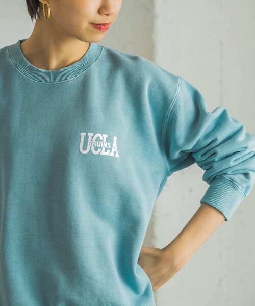 URBAN RESEARCH（アーバンリサーチ）の「College Logo Sweat（Tシャツ/カットソー・レディース・ライトブルー/オフホワイト/グレー系その他・FREE）」の19枚目の写真