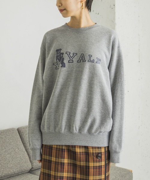 URBAN RESEARCH（アーバンリサーチ）の「College Logo Sweat（Tシャツ/カットソー・レディース・ライトブルー/オフホワイト/グレー系その他・FREE）」の13枚目の写真