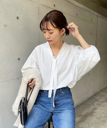 DouDou | ボウタイブラウス(シャツ/ブラウス)