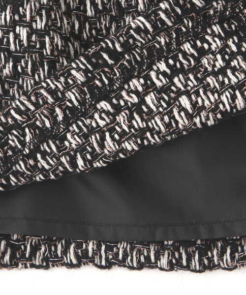 PROPORTION BODY DRESSING（プロポーションボディドレッシング）の「Ｍｏｎｏｔｏｎｅ　ｔｗｅｅｄ　台形ミニスカート / 1211220515（スカート・レディース・ブラック/グレー・SMALL/MEDIUM/X-SMALL）」の22枚目の写真