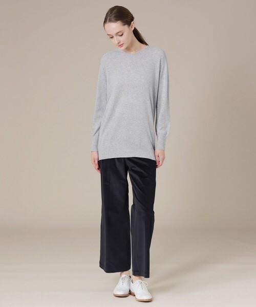 MACKINTOSH LONDON（マッキントッシュ ロンドン）の「【The Essential Collection】カシミヤオーバーニットプルオーバー（ニット/セーター・レディース・ネイビー/グレー系その他2/ブルー系その他4・38）」の4枚目の写真