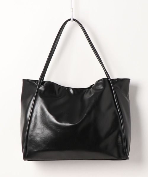 HALEY PESCA（ヘーリーペスカ）の「HALEY PESCA/大容量 合成皮革トートバッグ（トートバッグ・レディース・アイボリー/ブラック/ブラウン・FREE）」の22枚目の写真