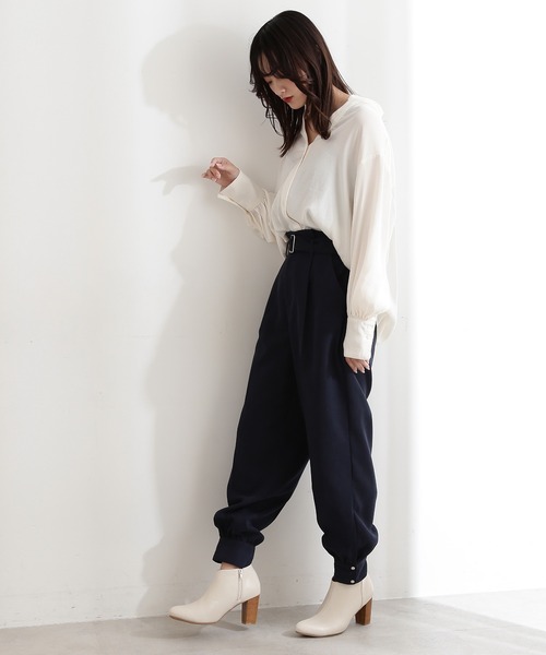 FREE'S MART(フリーズマート)の「起毛ツイルバナナパンツ(その他パンツ・レディース・ホワイト/ベージュ/ネイビー・FREE)」の7枚目の写真
