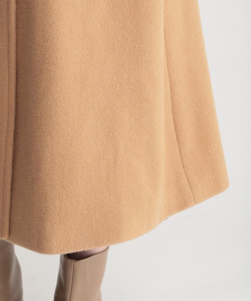 Andemiu(アンデミュウ)の「スタンドカラーモッサコート238478(その他アウター・レディース・ベージュ系その他/オレンジ系その他/グレー系その他・SMALL/MEDIUM)」の12枚目の写真