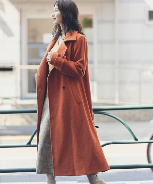 Andemiu（アンデミュウ）の「スタンドカラーモッサコート238478