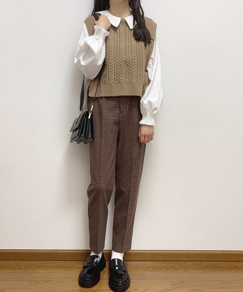 Cham.（チャム）の「袖フリルブラウス（シャツ/ブラウス・レディース・ホワイト・FREE）」の8枚目の写真