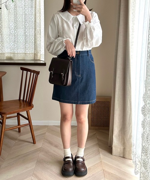 Cham.（チャム）の「袖フリルブラウス（シャツ/ブラウス・レディース・ホワイト・FREE）」の20枚目の写真