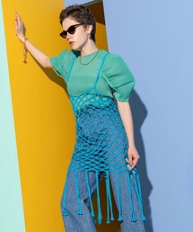 MAISON SPECIAL | まくらめフリンジワンピース【MAISON SPECIAL/メゾンスペシャル】(ワンピース)