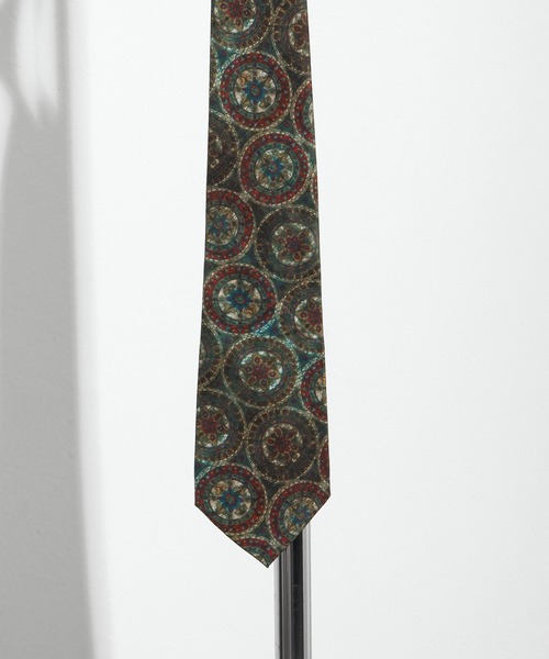 NILWAY（ニルウェイ）の「総柄とろみネクタイ（ネクタイ・メンズ・ホワイト系/ブラック系/ブラック系1/ブラウン系/ブラウン系1/ブラウン系2/ブルー系/ブルー系1/イエロー系・FREE）」の13枚目の写真