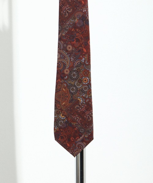 NILWAY（ニルウェイ）の「総柄とろみネクタイ（ネクタイ・メンズ・ホワイト系/ブラック系/ブラック系1/ブラウン系/ブラウン系1/ブラウン系2/ブルー系/ブルー系1/イエロー系・FREE）」の14枚目の写真