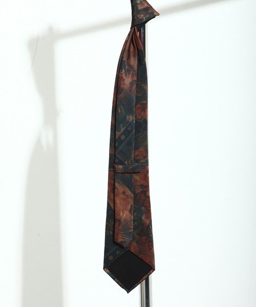 NILWAY（ニルウェイ）の「総柄とろみネクタイ（ネクタイ・メンズ・ホワイト系/ブラック系/ブラック系1/ブラウン系/ブラウン系1/ブラウン系2/ブルー系/ブルー系1/イエロー系・FREE）」の19枚目の写真