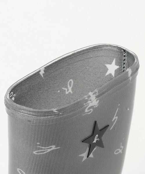 agnes b.（アニエスベー）の「AB65 E SHOES キッズ アイコンプリント レインブーツ（レインシューズ・キッズ・ブラック・26/27/28/29）」の5枚目の写真