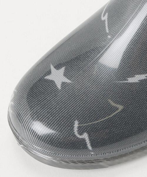 agnes b.（アニエスベー）の「AB65 E SHOES キッズ アイコンプリント レインブーツ（レインシューズ・キッズ・ブラック・26/27/28/29）」の6枚目の写真