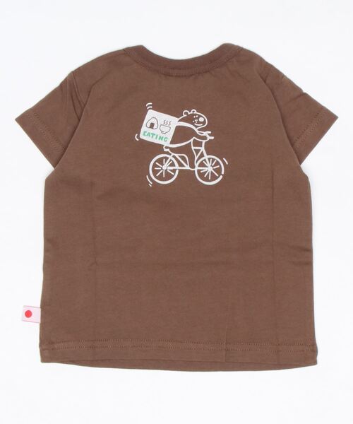 DILASH(ディラッシュ)の「デリバリーロゴTシャツ(Tシャツ/カットソー・キッズ・ブラウン/ライトグリーン/アイボリー・90/100/110/120/80/130/140)」の10枚目の写真