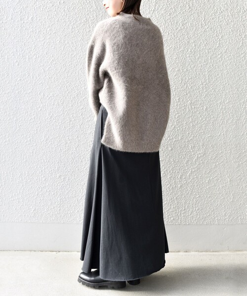 Champion（チャンピオン）の「【SHIPS別注】Champion:〈洗濯機可能〉フレアマキシスカート◇（スカート・レディース・ライトブルー/ブラック/ダークブルー・ONE SIZE）」の8枚目の写真