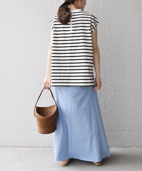 Champion（チャンピオン）の「【SHIPS別注】Champion:〈洗濯機可能〉フレアマキシスカート◇（スカート・レディース・ライトブルー/ブラック/ダークブルー・ONE SIZE）」の15枚目の写真