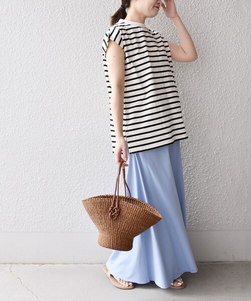 Champion（チャンピオン）の「【SHIPS別注】Champion:〈洗濯機可能〉フレアマキシスカート◇（スカート・レディース・ライトブルー/ブラック/ダークブルー・ONE SIZE）」の16枚目の写真