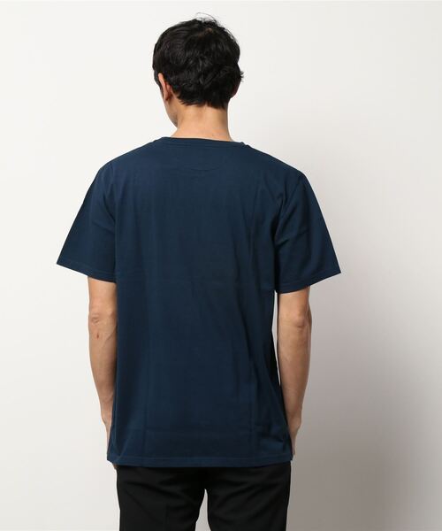 PAZZO(パッゾ)の「【PAZZO】 製品染め クルーネック Tシャツ(Tシャツ/カットソー・メンズ・ホワイト系1/ベージュ/ライトカーキ/ネイビー・46/48/50)」の6枚目の写真