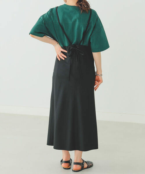 B:MING by BEAMS（ビーミングバイビームス）の「B:MING by BEAMS / バックリボン ジャンパースカート 22SS（ジャンパースカート・レディース・ブラック/グレー系その他/ブラウン系その他・SMALL/MEDIUM）」の8枚目の写真