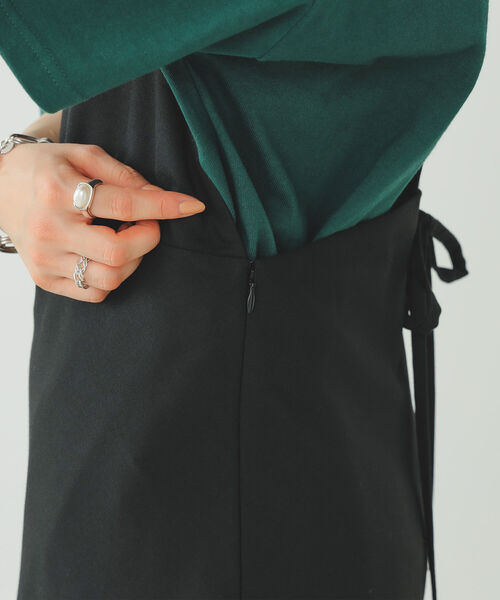 B:MING by BEAMS（ビーミングバイビームス）の「B:MING by BEAMS / バックリボン ジャンパースカート 22SS（ジャンパースカート・レディース・ブラック/グレー系その他/ブラウン系その他・SMALL/MEDIUM）」の5枚目の写真