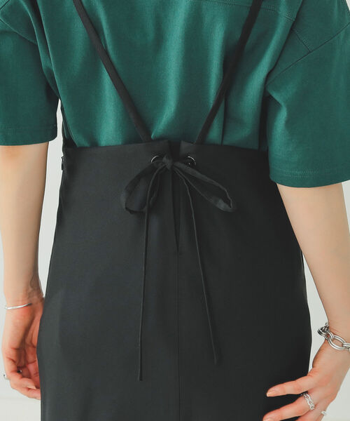 B:MING by BEAMS（ビーミングバイビームス）の「B:MING by BEAMS / バックリボン ジャンパースカート 22SS（ジャンパースカート・レディース・ブラック/グレー系その他/ブラウン系その他・SMALL/MEDIUM）」の17枚目の写真