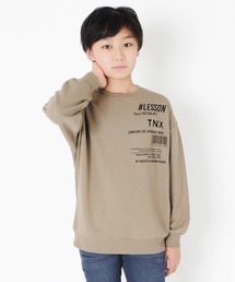 GLAZOS | 裏毛・ドロップショルダーアソートプリントトレーナー(スウェット)