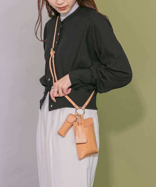 KBF（ケイビーエフ）の「マルチミニセットBAG（ショルダーバッグ・レディース・ブラック/キャメル・ONE）」の3枚目の写真