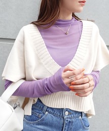 CORNERS | リネンライク深Vネックベスト(ベスト)