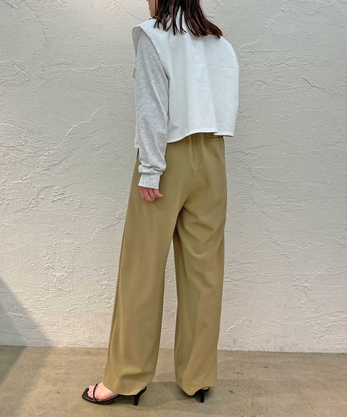 Omekashi（オメカシ）の「ミリタリーショートベスト（ベスト・レディース・オフホワイト/カーキ・FREE）」の18枚目の写真