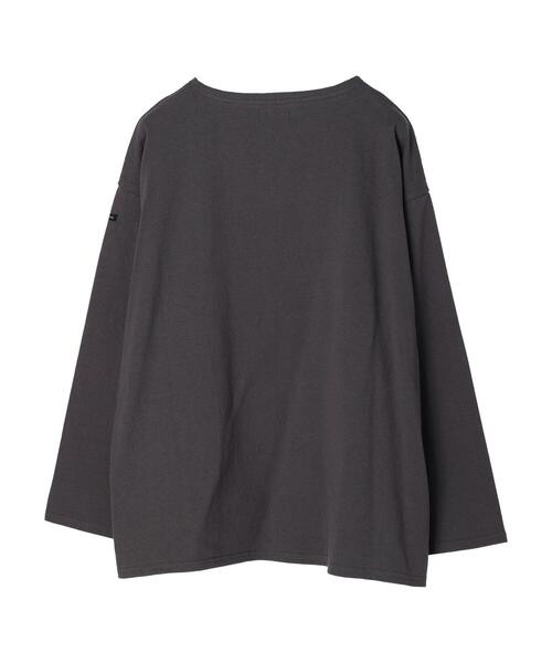 CRAFT STANDARD BOUTIQUE（クラフトスタンダードブティック）の「ヘビーウェイトクルーネックL/S-TEE　＊（Tシャツ/カットソー・メンズ・チャコールグレー/ブラック/オフホワイト・M/L）」の8枚目の写真