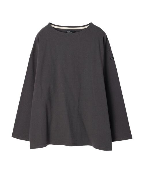 CRAFT STANDARD BOUTIQUE（クラフトスタンダードブティック）の「ヘビーウェイトクルーネックL/S-TEE　＊（Tシャツ/カットソー・メンズ・チャコールグレー/ブラック/オフホワイト・M/L）」の18枚目の写真
