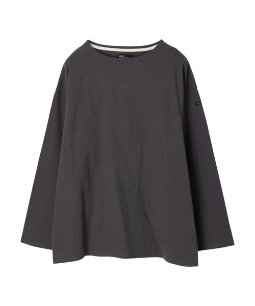 CRAFT STANDARD BOUTIQUE（クラフトスタンダードブティック）の「ヘビーウェイトクルーネックL/S-TEE　＊（Tシャツ/カットソー・メンズ・チャコールグレー/ブラック/オフホワイト・M/L）」の3枚目の写真