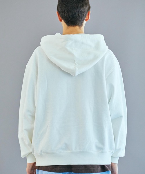 WEGO（ウィゴー）の「WEGO/スタンダードZIPパーカ（パーカー・メンズ・オフホワイト/杢グレー/ブラック・LARGE/SMALL/MEDIUM）」の15枚目の写真