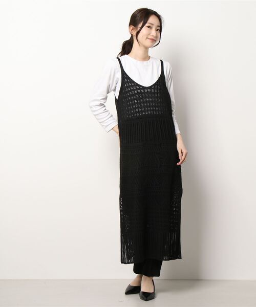 セール クロシェ編みニットキャミワンピース ワンピース Styleblock スタイルブロック のファッション通販 Zozotown