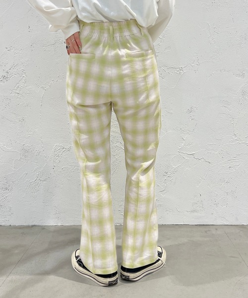 apres jour mignon（アプレジュールミニョン）の「オンブレチェックパンツ【ZOZOTOWN限定アイテム】（その他パンツ・レディース・グリーン系その他/ピンク系その他・MEDIUM/SMALL/X-LARGE）」の6枚目の写真